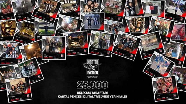 25 BİN BEŞİKTAŞ TARAFTARI