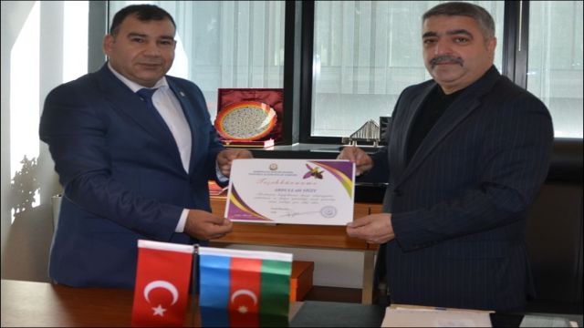 AZERBAYCAN'DAN TEŞEKKÜR BELGESİ